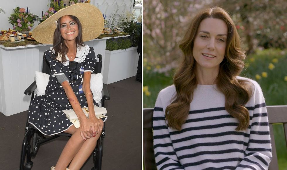 Dame Deborah James and Princess Kate