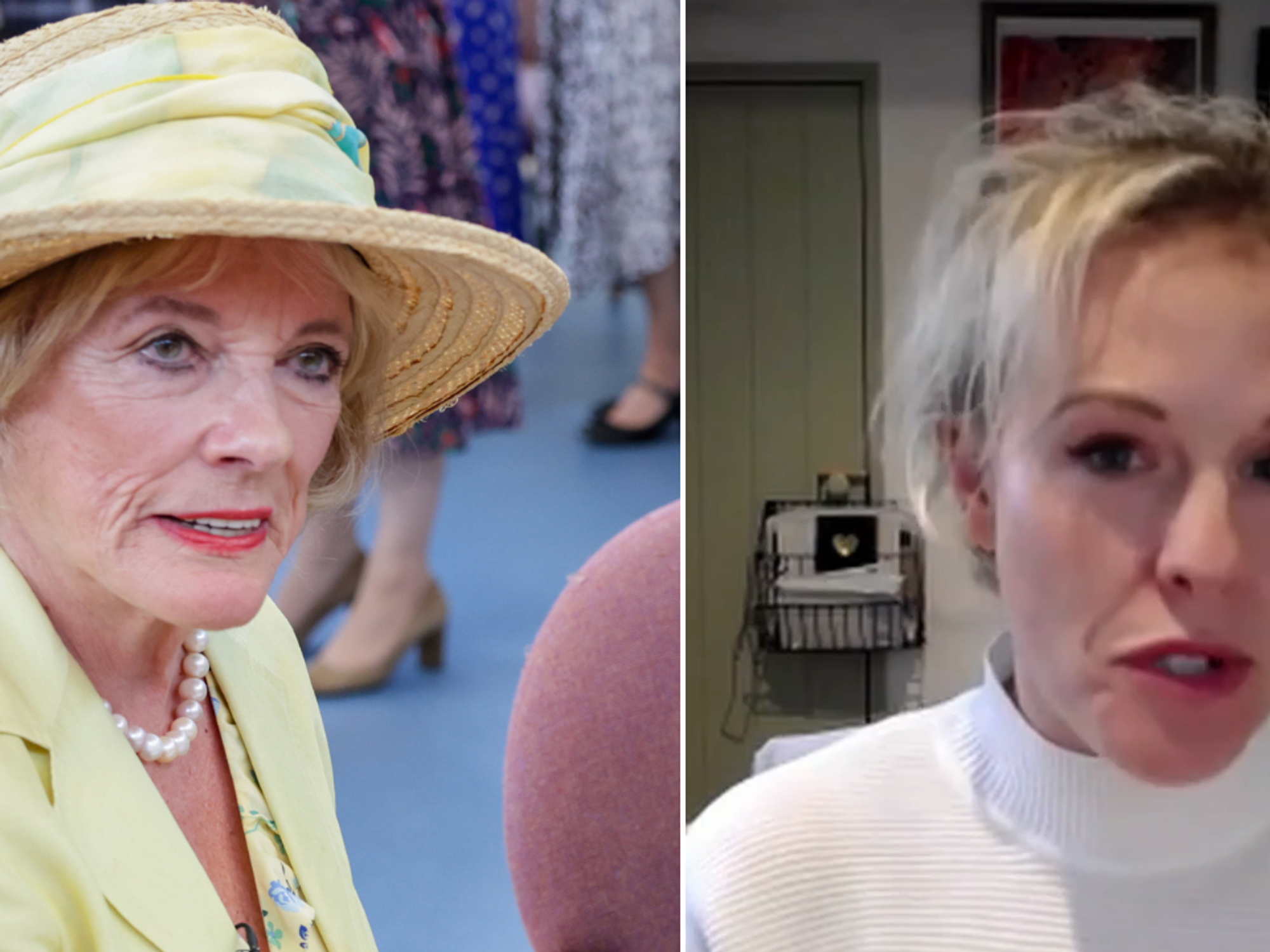 Dame Esther Rantzen and her daughter, Rebecca Wilcox