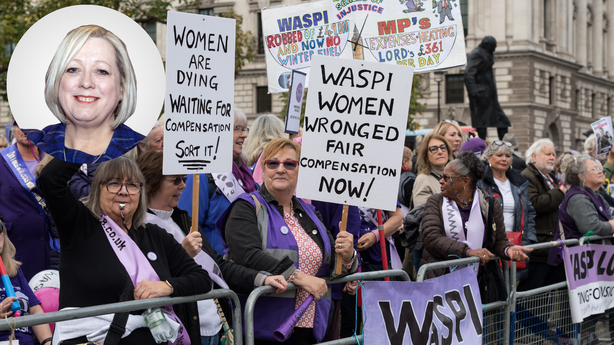 Dame Jackie Doyle-Price and Waspi women