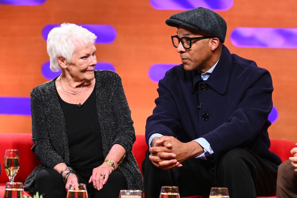 Dame Judi Dench and Jay Blades
