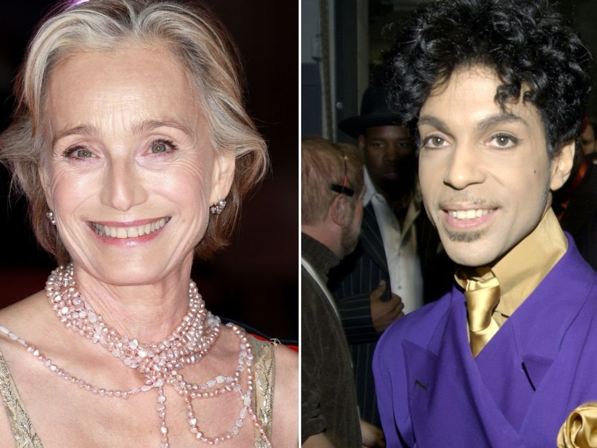 Dame Kristin Scott Thomas and Prince
