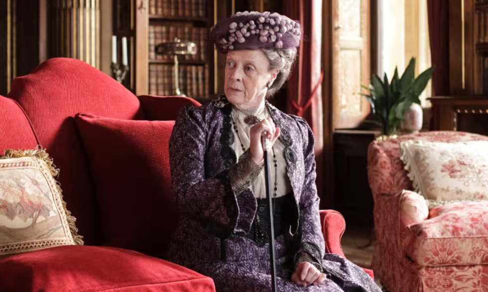 Dame Maggie Smith as Violet Crawley in Downton Abbey