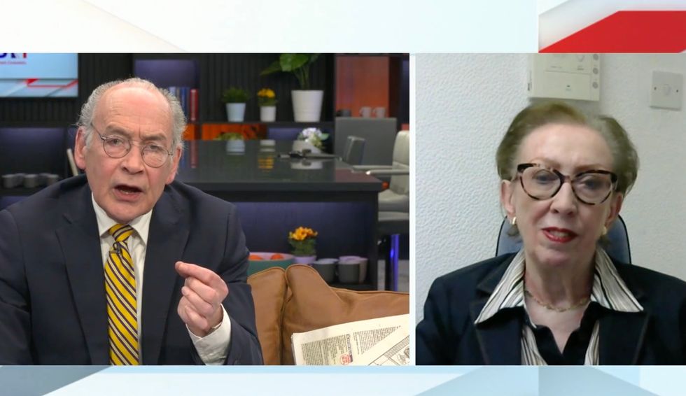 Dame Margaret Beckett speaks to GB News' Alastair Stewart