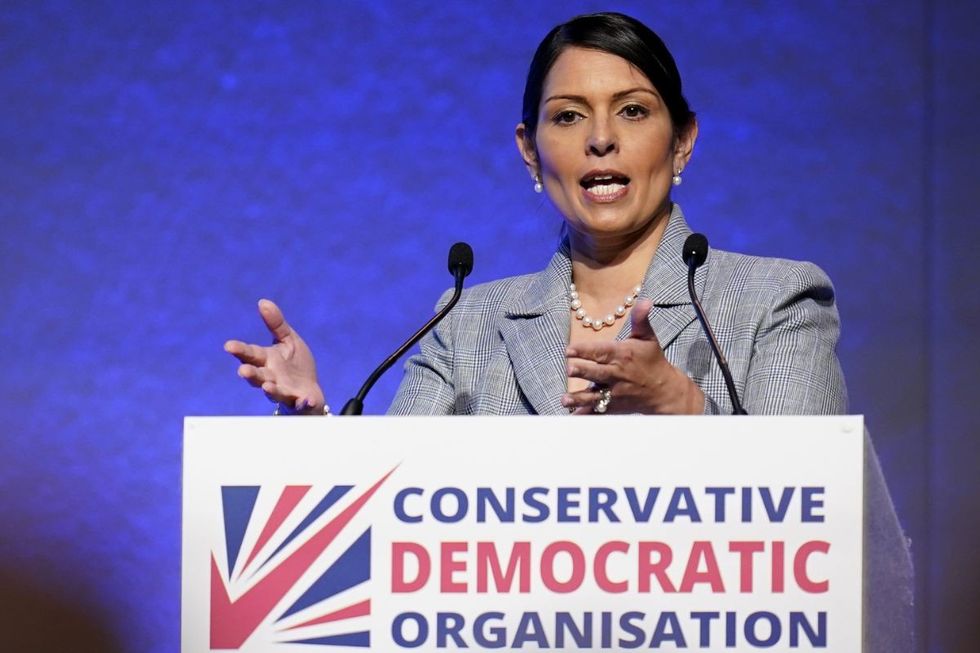 Dame Priti Patel accused Labour of wrecking the UK's economy