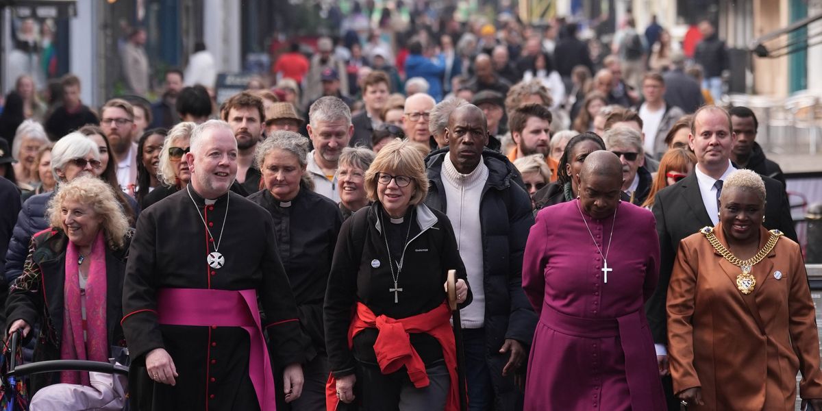 Archbishop of Canterbury completes six-day pilgrimage ahead of upcoming enthronement Archbishop of Canterbury completes six-day pilgrimage ahead of upcoming enthronement