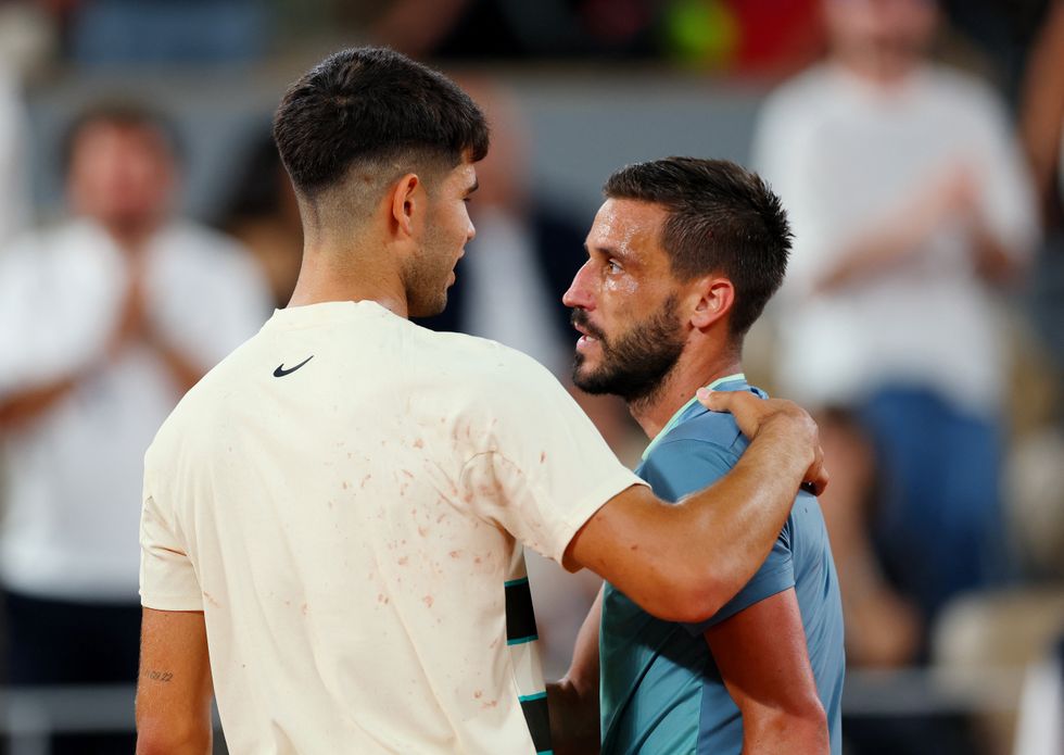 Damir Dzumhur, Carlos Alcaraz