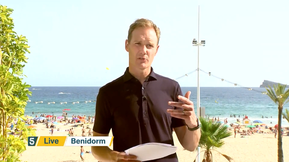 Dan Walker from Benidorm