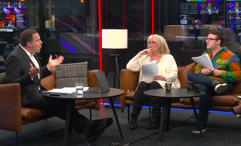 Dan Wooton, Carole Malone and Benjamin Butterworth