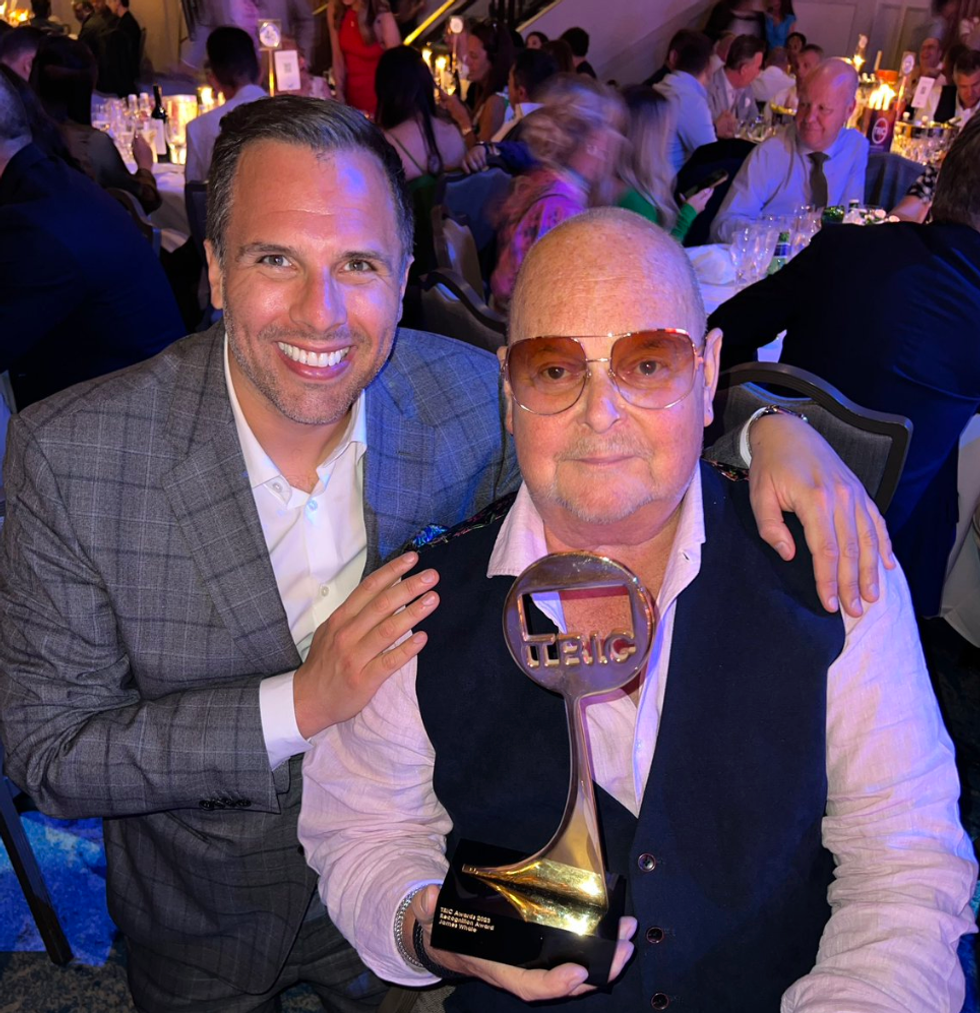 Dan Wootton and James Whale