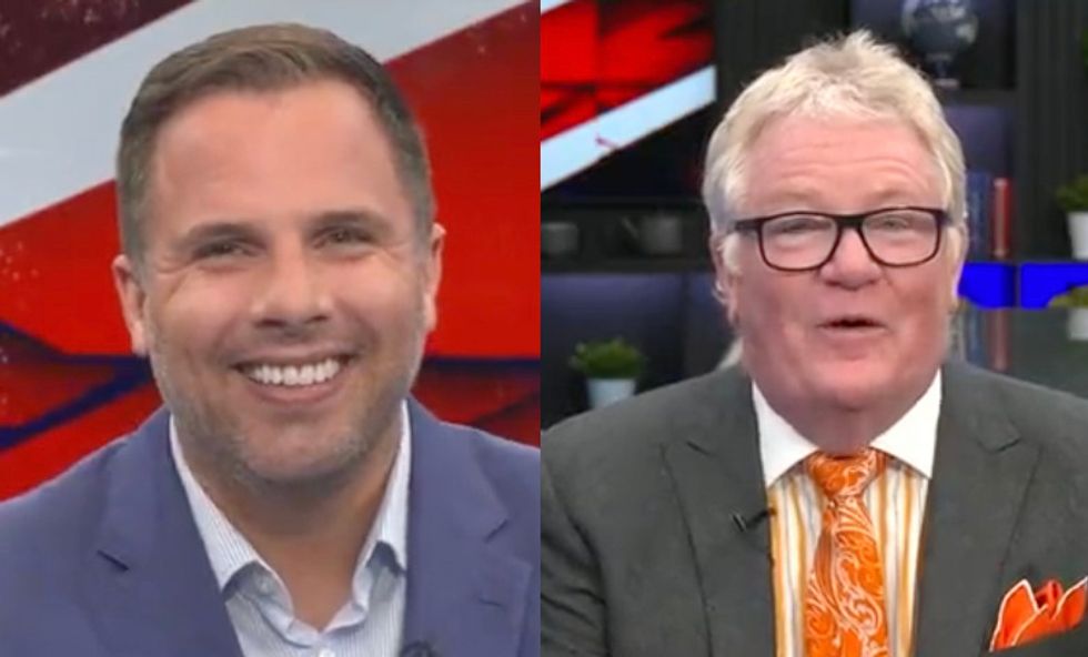 Dan Wootton and Jim Davidson