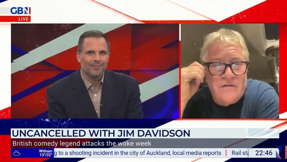 Dan Wootton and Jim Davidson