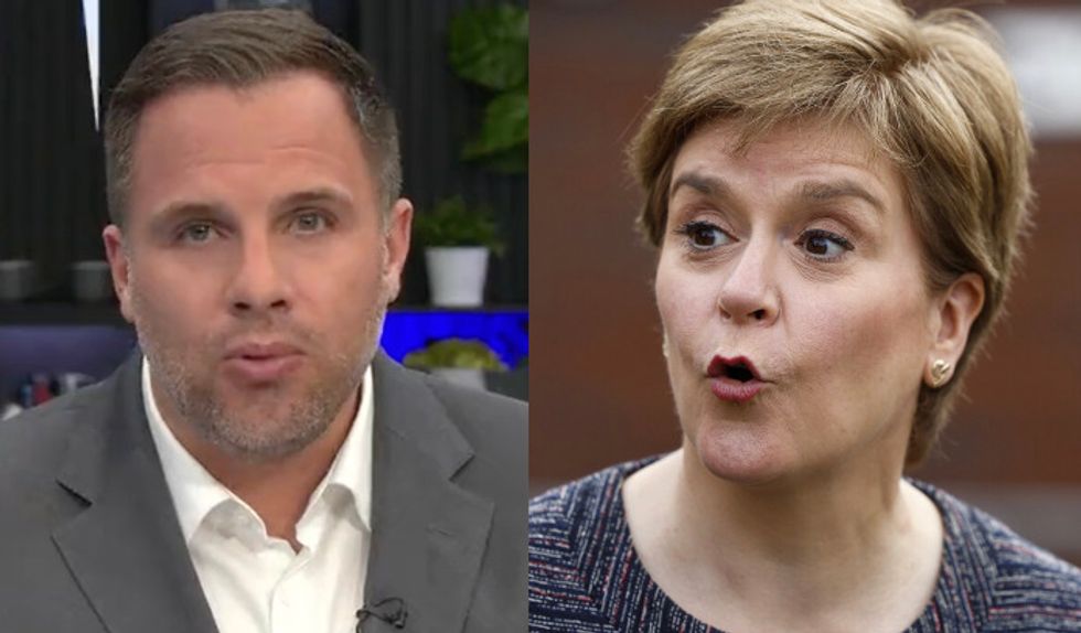 Dan Wootton and Nicola Sturgeon