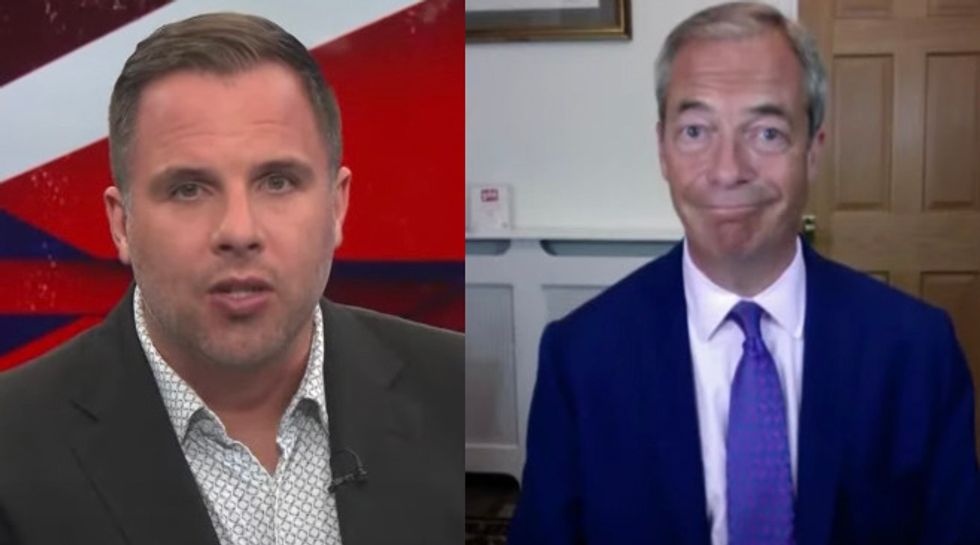 Dan Wootton and Nigel Farage