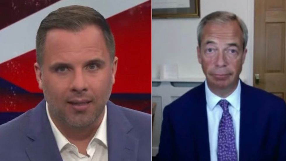 Dan Wootton and Nigel Farage