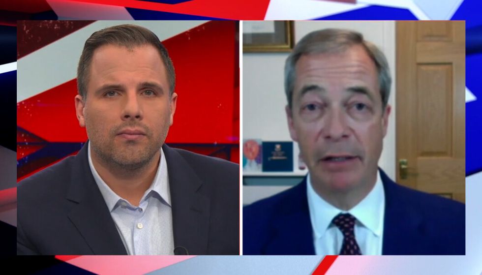 Dan Wootton and Nigel Farage