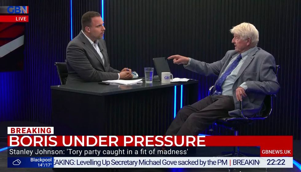 Dan Wootton and Stanley Johnson