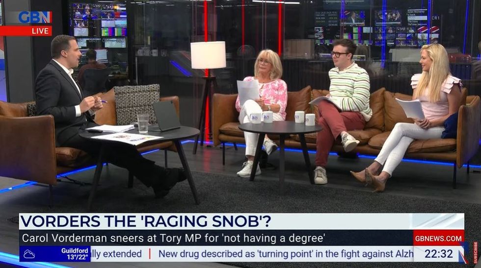 Dan Wootton with guests Carole Malone, Benjamin Butterworth and Belinda De Lucy