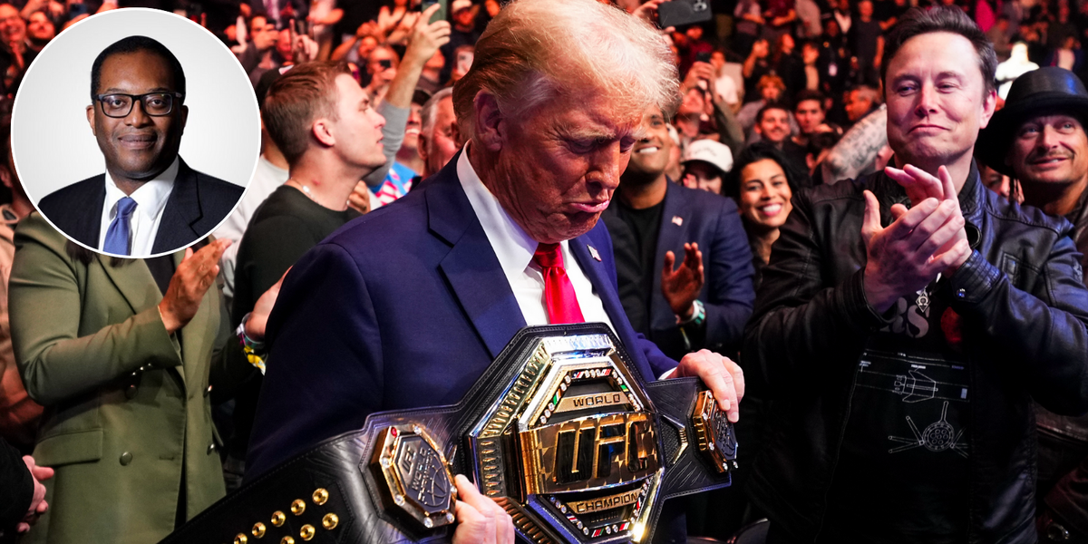 NextImg:Flanked by Musk and RFK Jr, Trump sent a STRONG message to the world at the UFC fight - Kwasi Kwarteng
