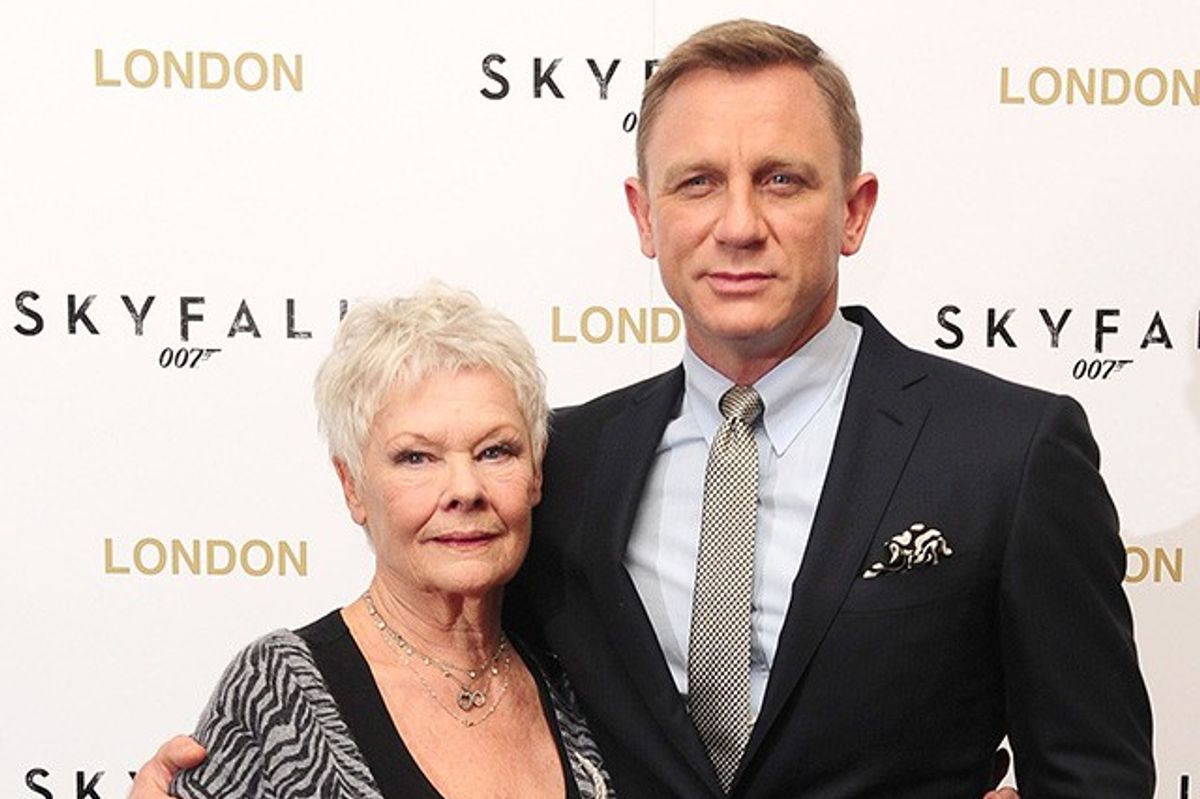 Daniel Craig and Judi Dench 