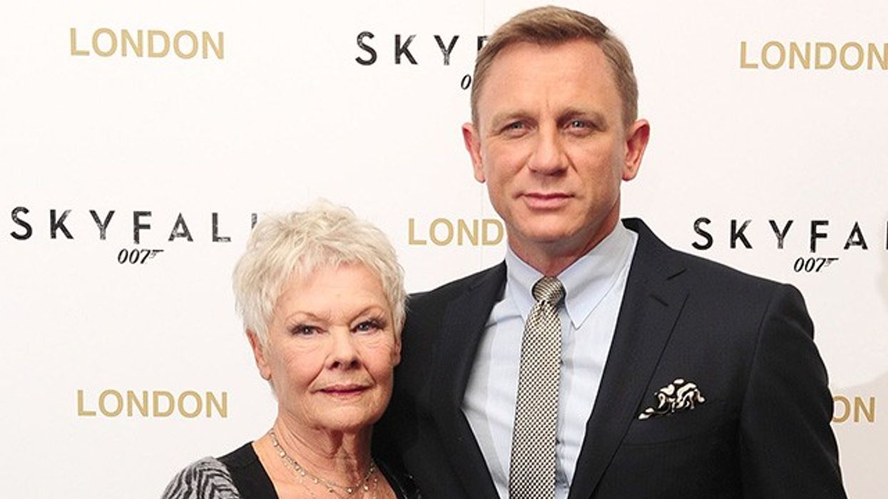 Daniel Craig and Judi Dench