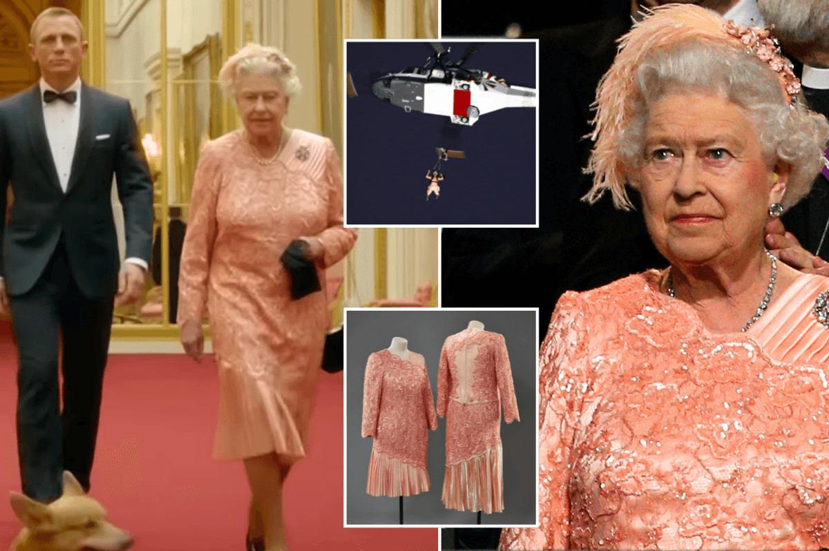 Daniel Craig and Queen Elizabeth II