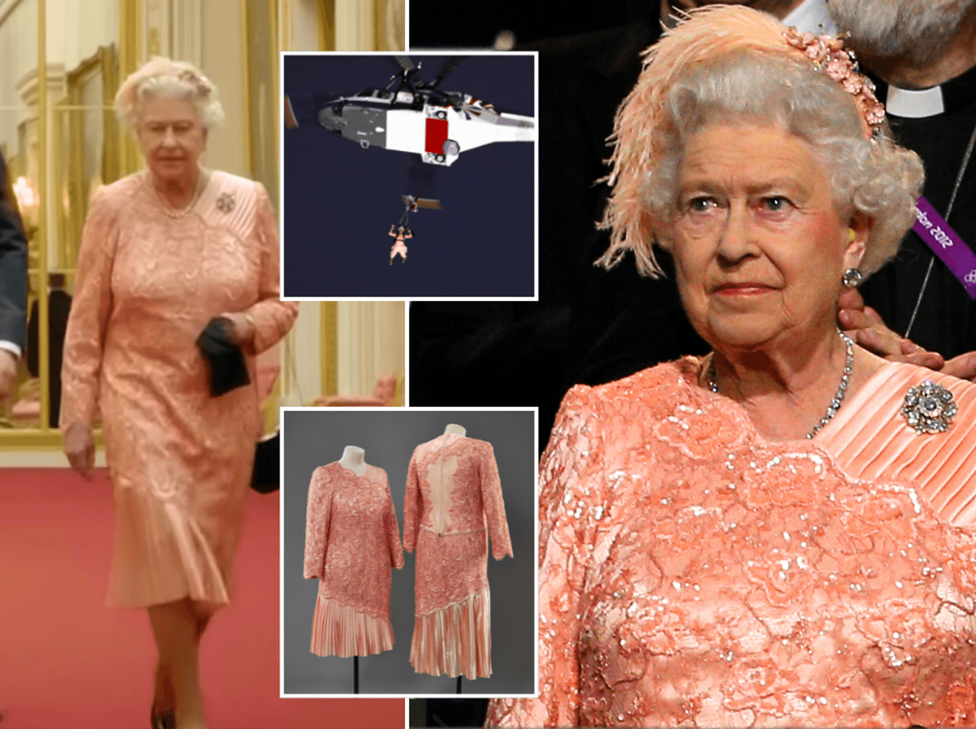 Daniel Craig and Queen Elizabeth II