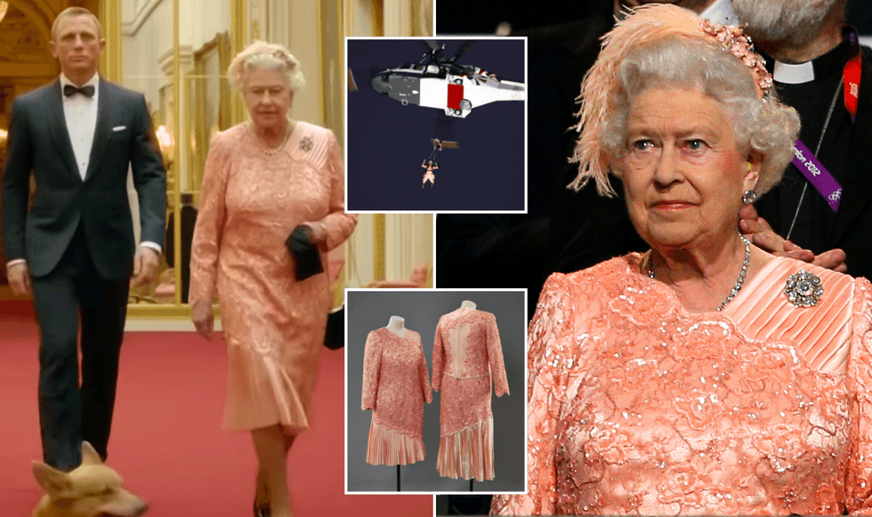 Daniel Craig and Queen Elizabeth II