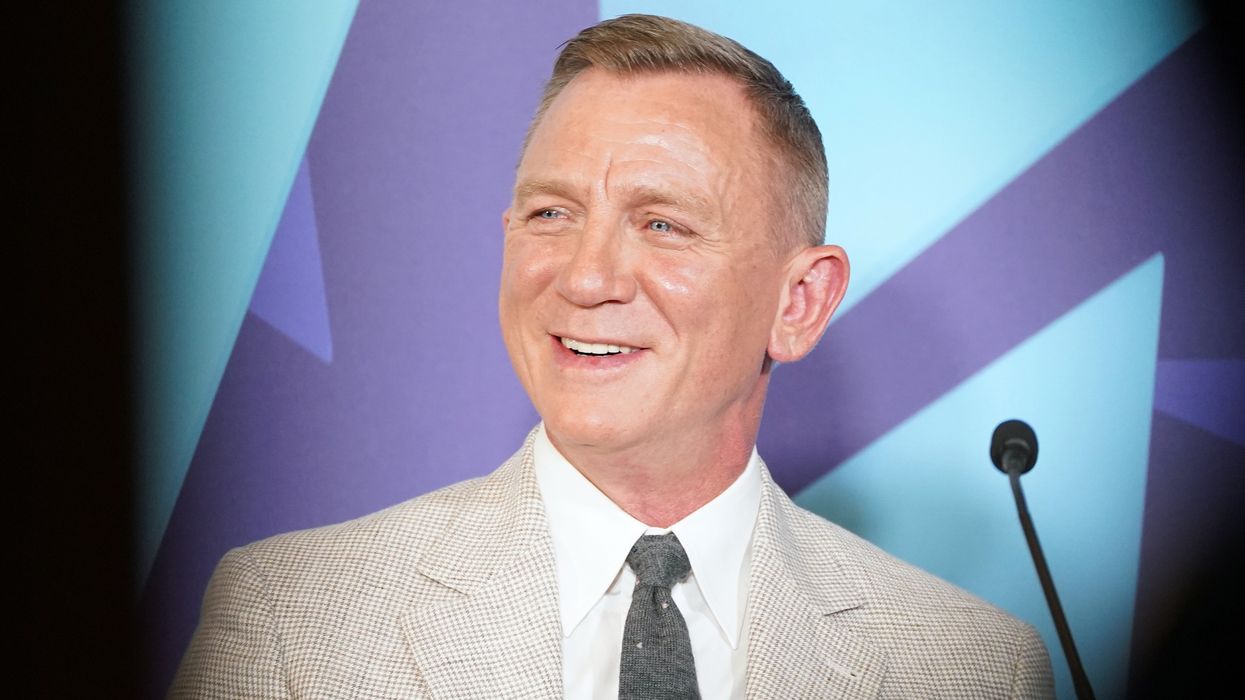 Daniel Craig smiling