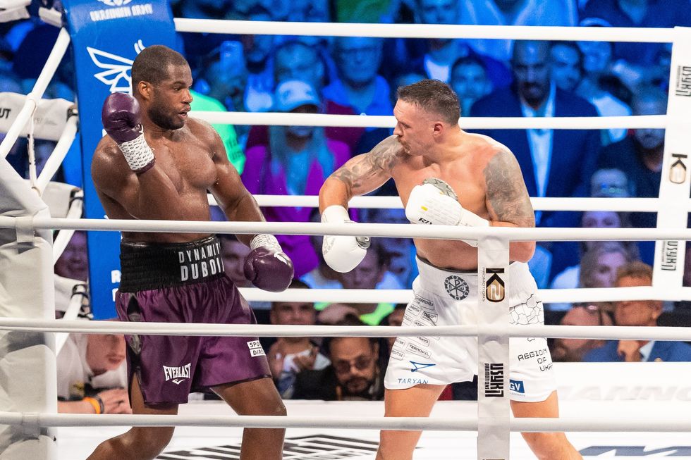 Daniel Dubois and Oleksandr Usyk