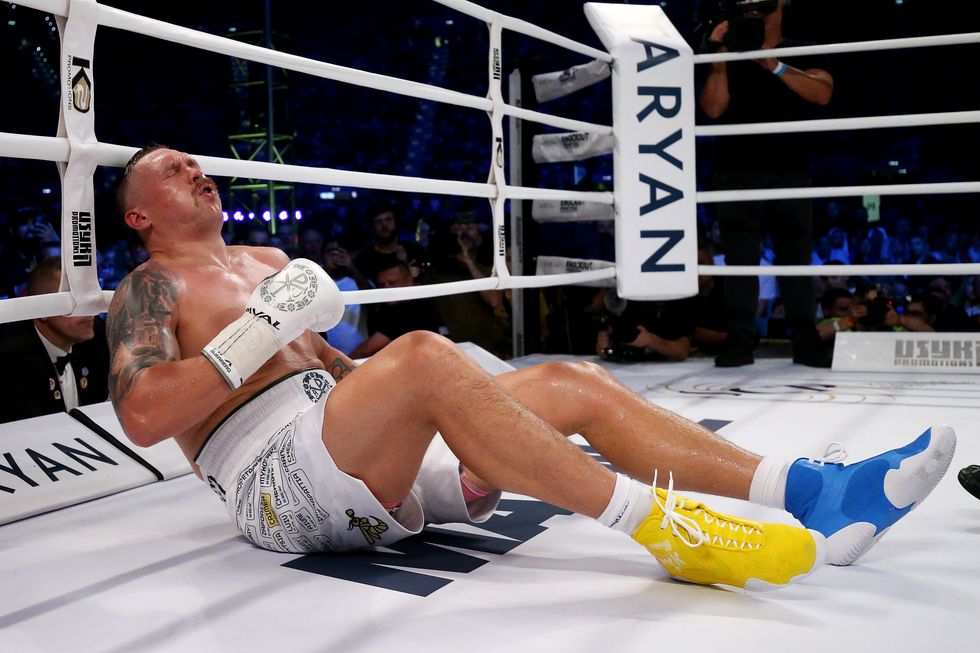 Daniel Dubois was ruled as hitting Oleksandr Usyk with a low blow last year