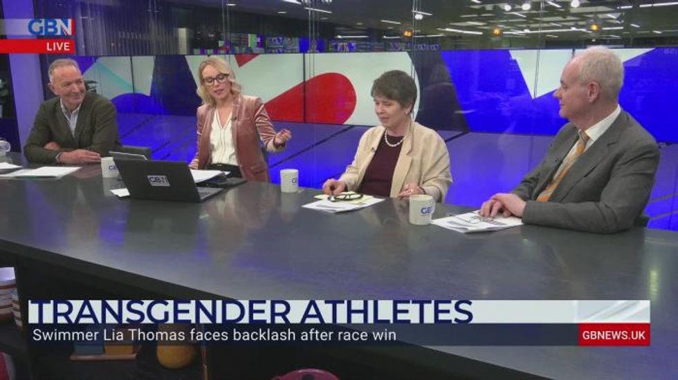 Lia Thomas 'cheated' to win female swimming event, peer tells GB News