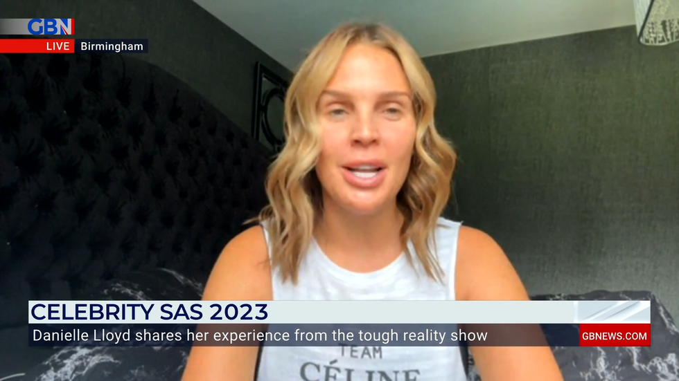 Danielle Lloyd appears on GB News