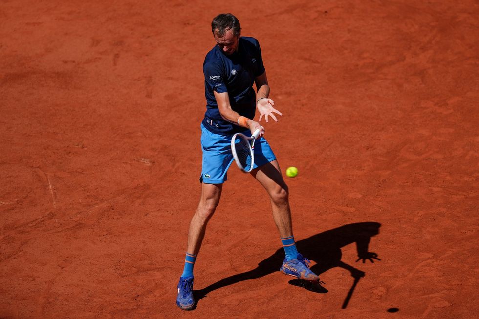 Daniil Medvedev's hopes of French Open glory are over for another year