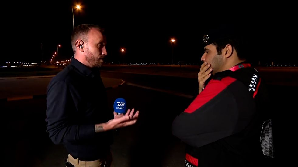 Danish journalist Jon Pagh was confronted by a Qatari official