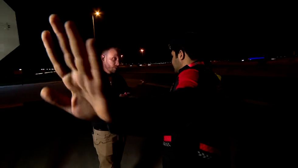 Danish journalist Jon Pagh was confronted by a Qatari official