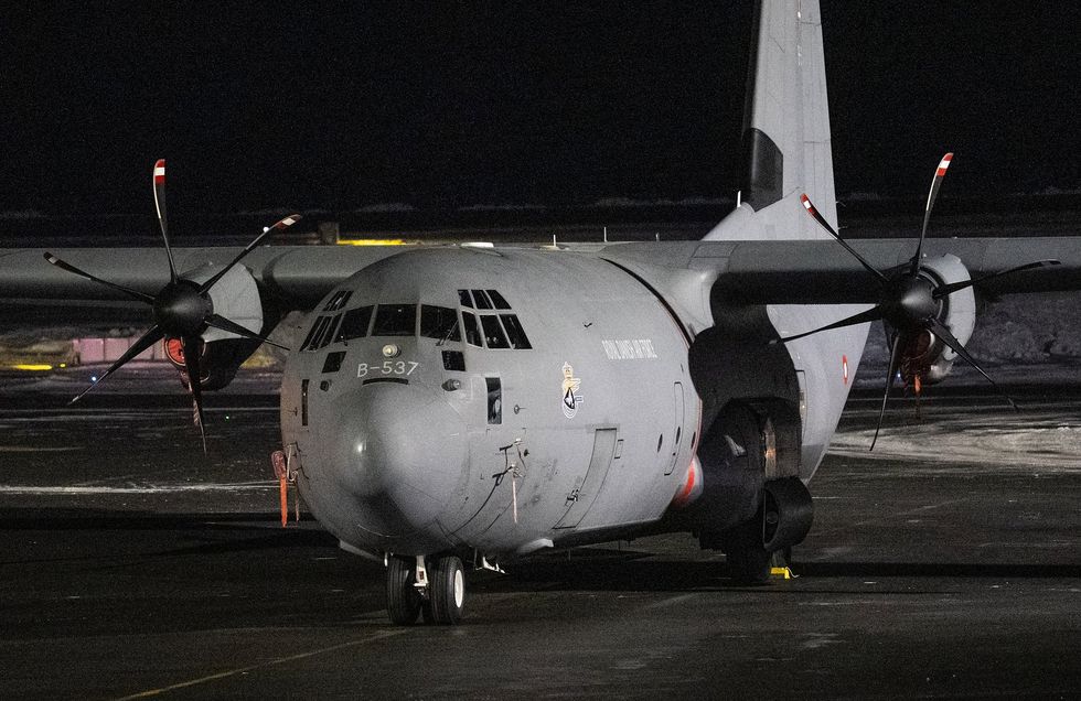 Danish military plane on Nuuk airport
