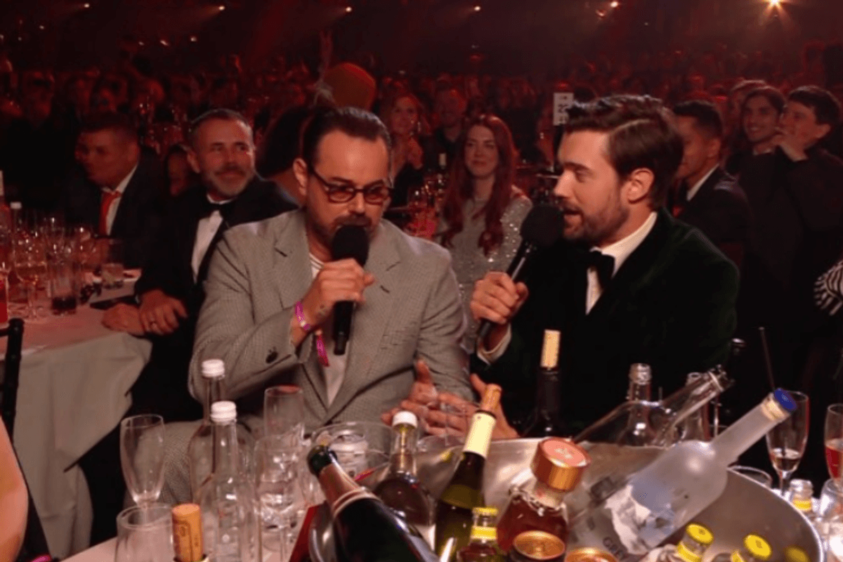Danny Dyer and Jack Whitehall BRIT awards