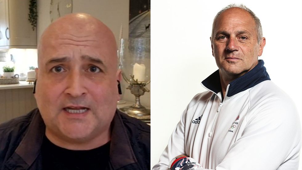 Danny Kelly and Sir Steve Redgrave