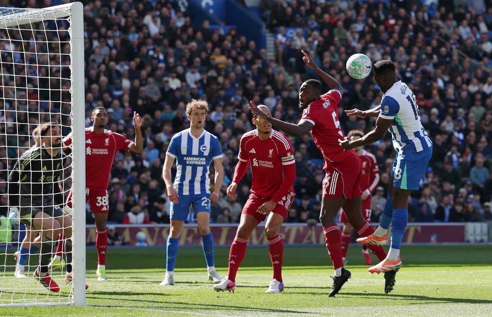 Danny Welbeck caused havoc against Liverpool as the Brighton man scored twice