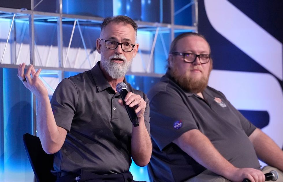 Dante Lauretta (left) and Francis McCubbin (right)