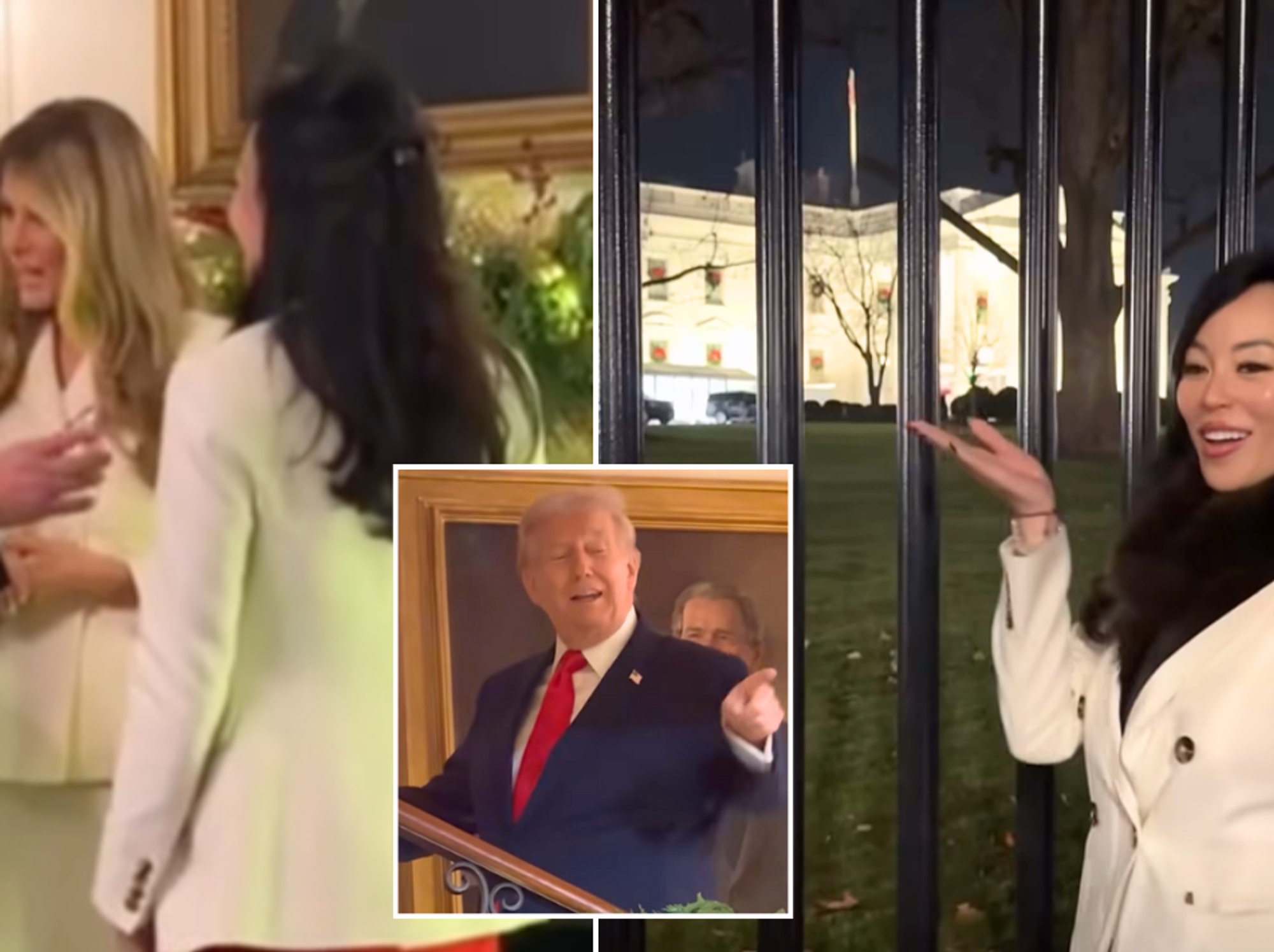 Dara Huang, Donald and Melania Trump