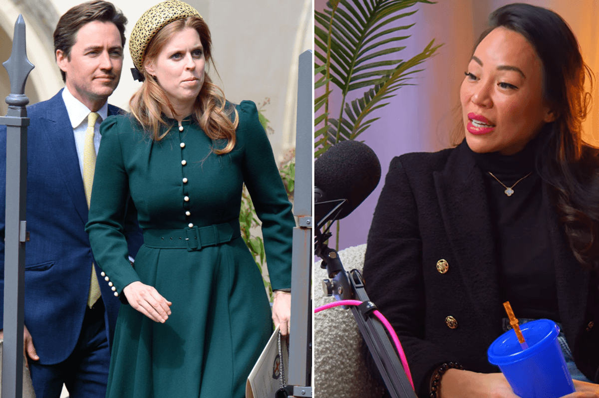 Dara Huang, Edoardo Mapelli Mozzi and Princess Beatrice