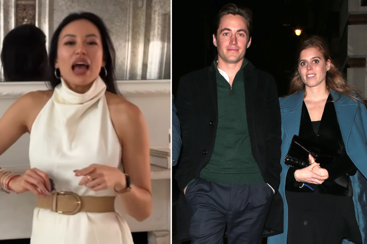 Dara Huang, Edoardo Mapelli Mozzi and Princess Beatrice