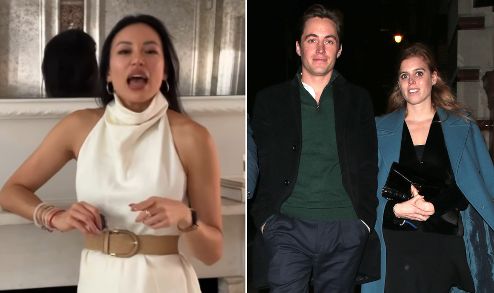 Dara Huang, Edoardo Mapelli Mozzi and Princess Beatrice