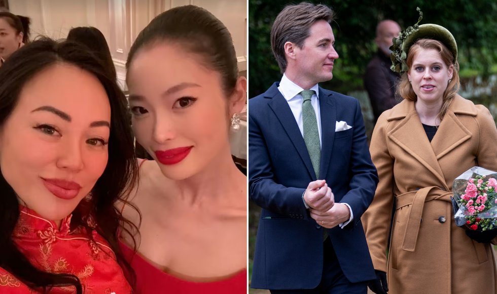 Dara Huang, Princess Beatrice and Edoardo Mapelli Mozzi