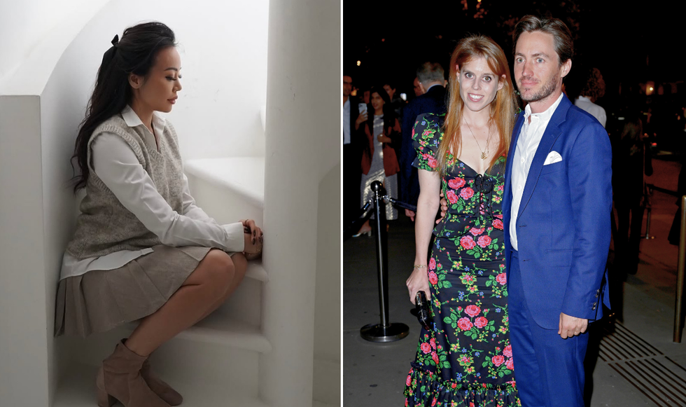 Dara Huang, Princess Beatrice and Edoardo Mapelli Mozzi