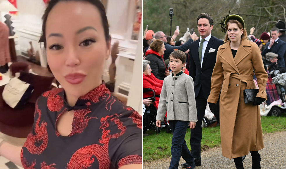 Dara Huang, Wolfie, Edoardo Mapelli Mozzi and Princess Beatrice