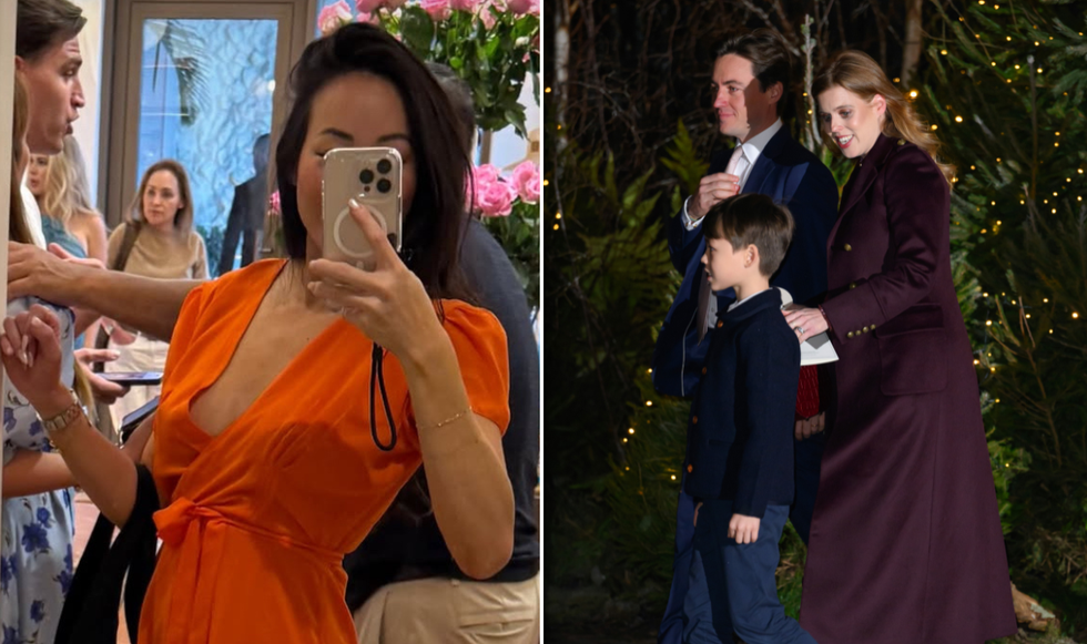 Dara Huang, Wolfie, Edoardo Mapelli Mozzi and Princess Beatrice