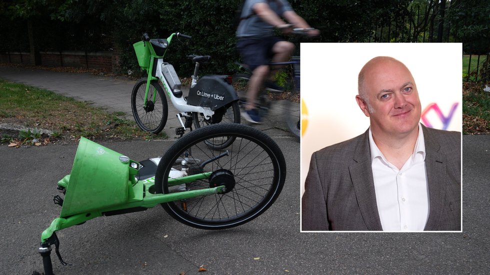 Dara \u00d3 Briain and e-bikes