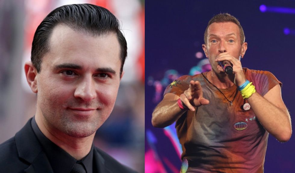 Darius Campbell Danesh and Chris Martin